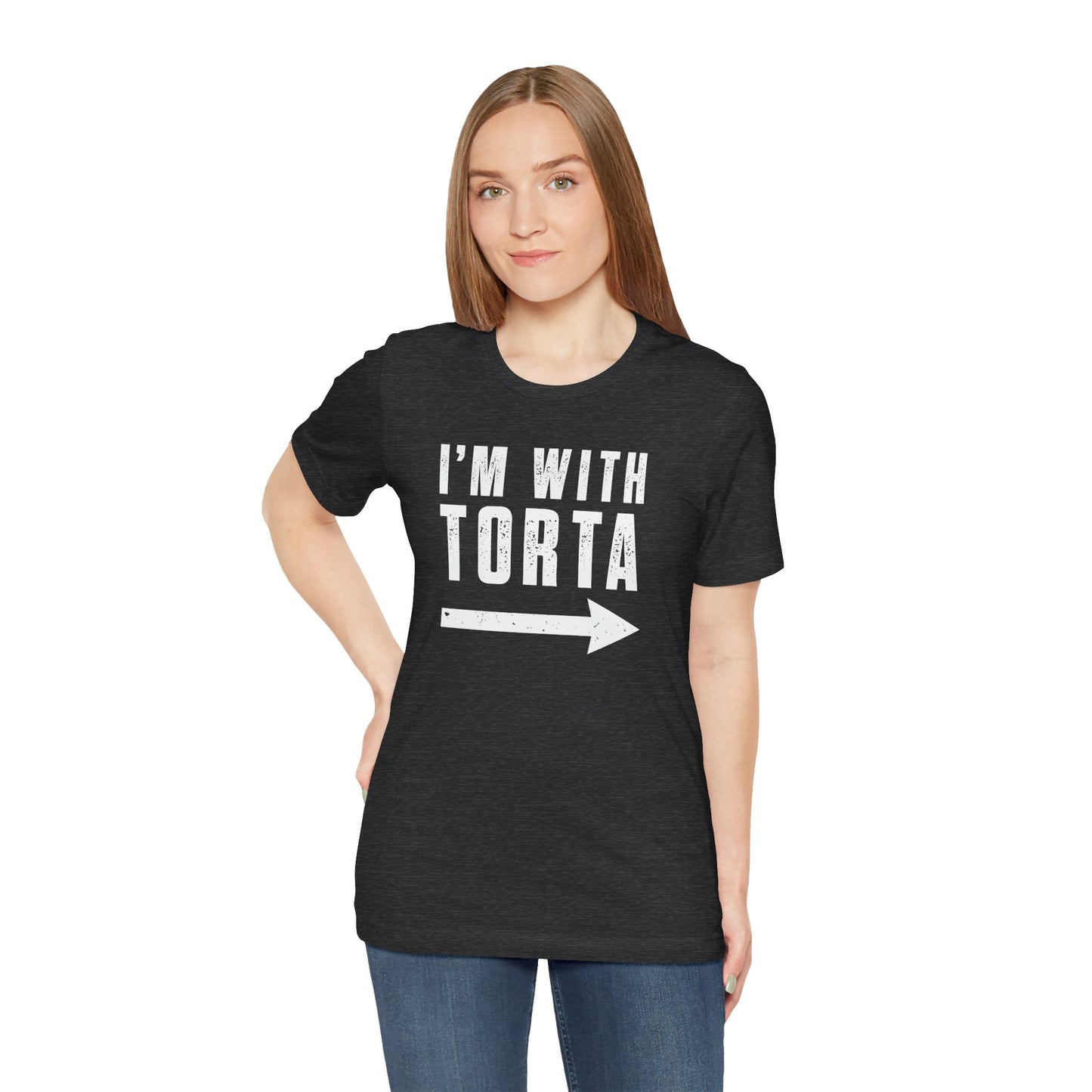 I’m With Torta Arrow Tee - Funny Family/Partner Mexican Food Shirt - Riff Rsff Wear