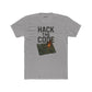 Hack the Code Unisex Cotton Crew Tee - Stylish Programmer Shirt - Riff Raff Wear