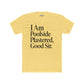 Humorous Poolside Unisex Cotton Crew Tee - "I Am Poolside Plastered, Good Sir" - Riff Raff Wear