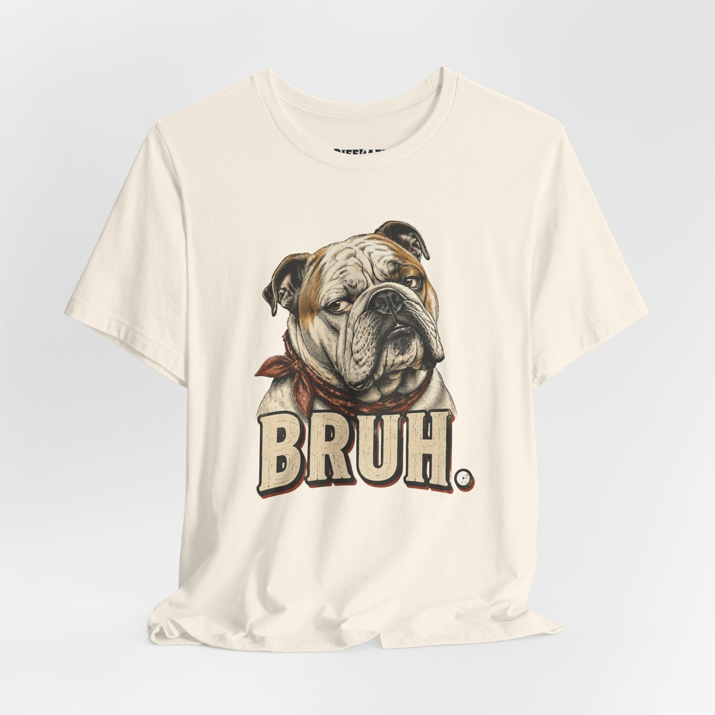 Bruh Bulldog T-Shirt Vintage English Bulldog Graphic Tee
