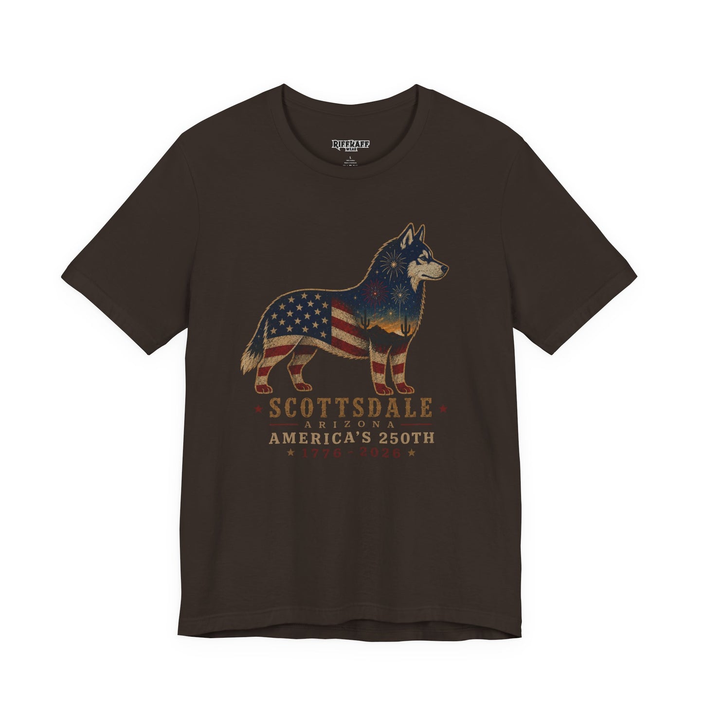 Freedom Crew T-Shirt – Patriotic Husky Flag Tee