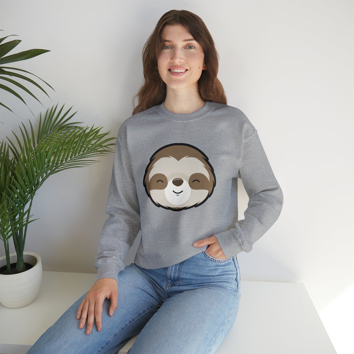 Lucid Sloth Unisex Heavy Blend™ Crewneck Sweatshirt