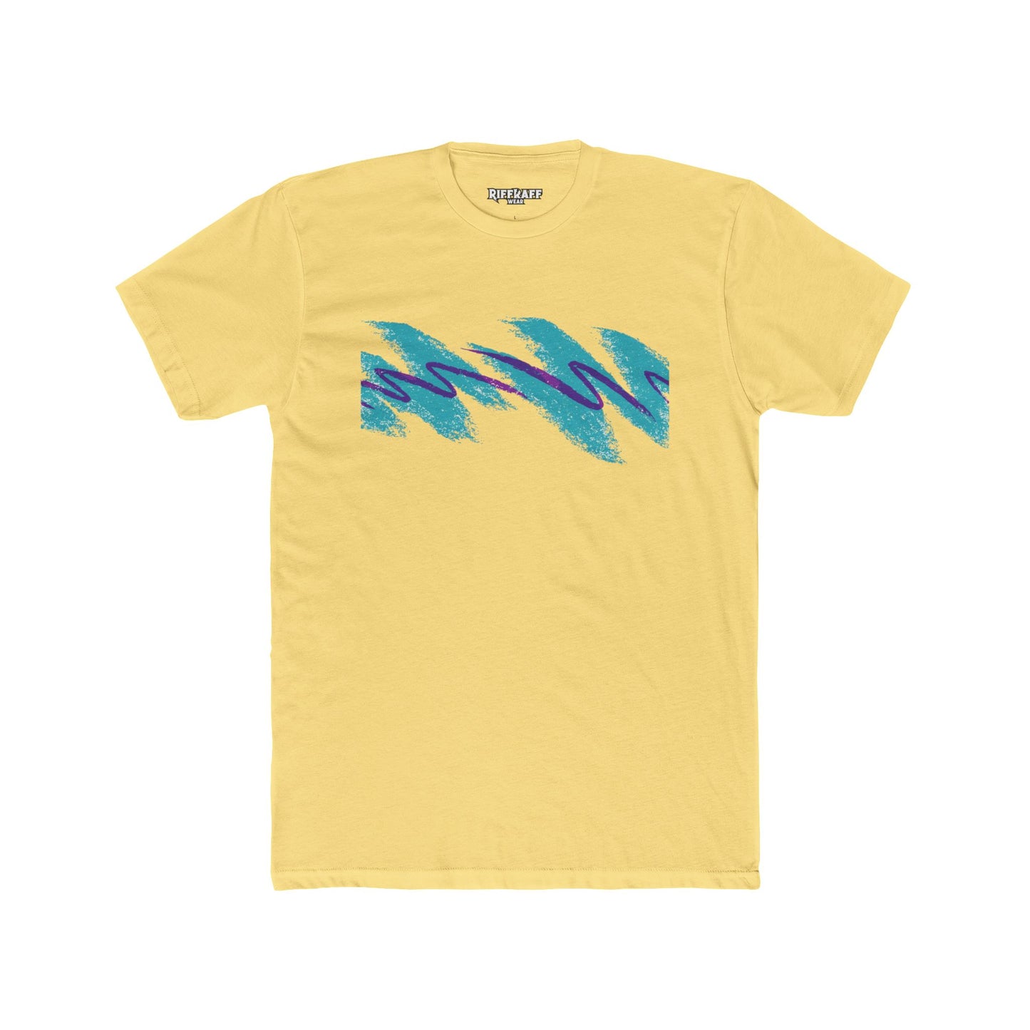 Retro Wave Unisex Cotton Crew Tee - Stylish Casual Shirt for All Occasions - Riff Raff Wear