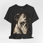 Bulldog Portrait T-Shirt Vintage Sepia Dog Graphic Tee