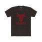 Geometric Bull Design Unisex Cotton Crew Tee - Revoked Graphic Tee - Riff Raff Wear