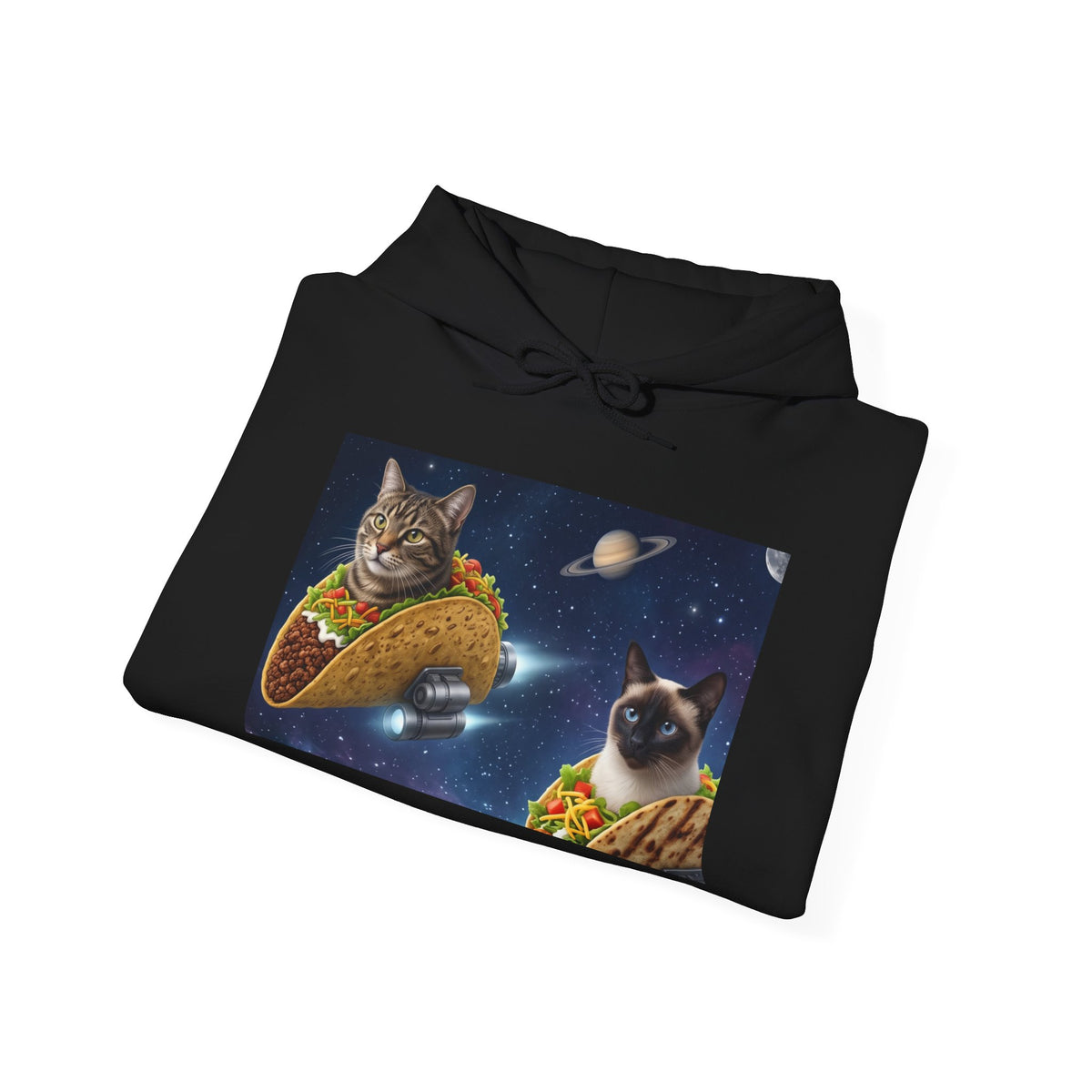Cat Taco Space Hoodie