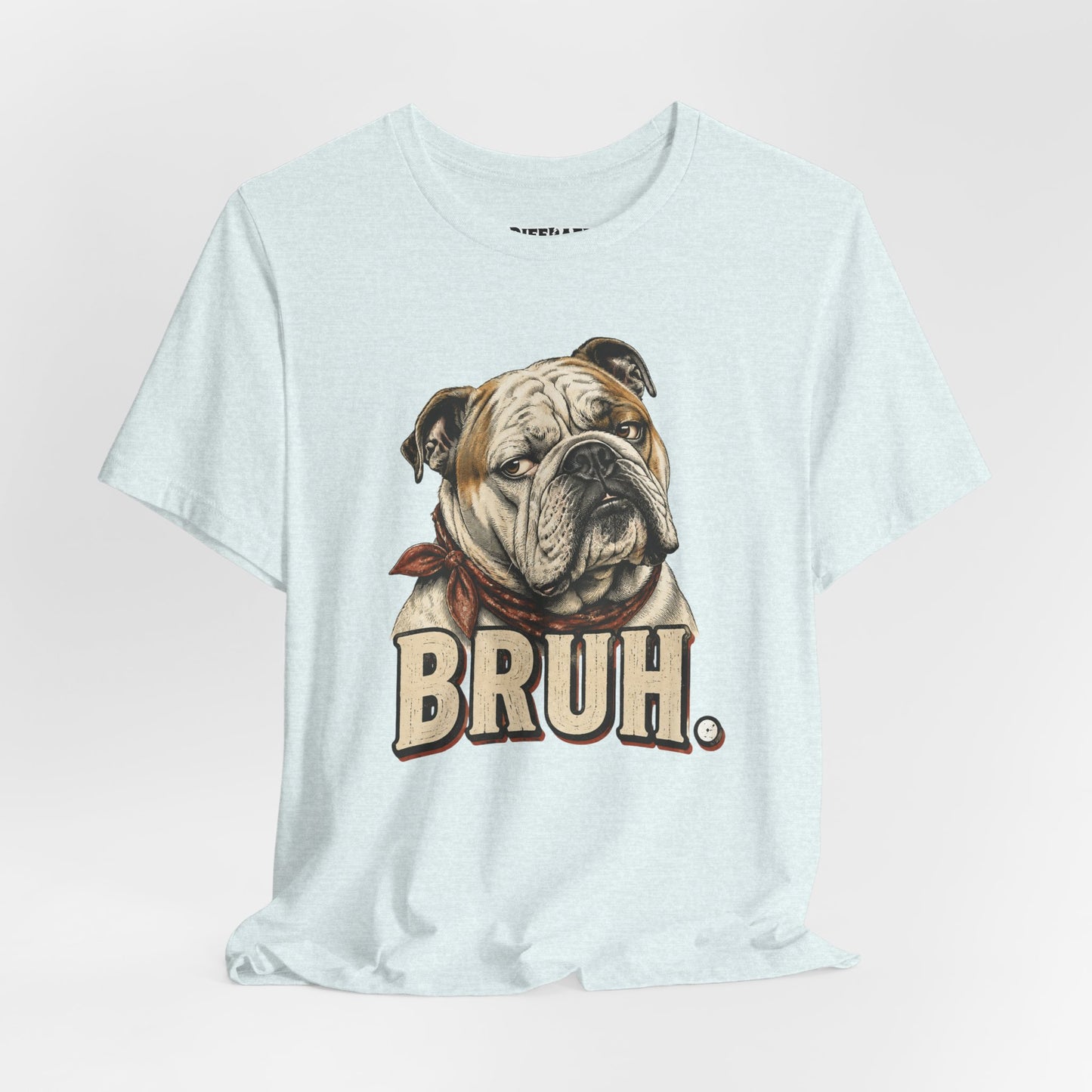 Bruh Bulldog T-Shirt Vintage English Bulldog Graphic Tee