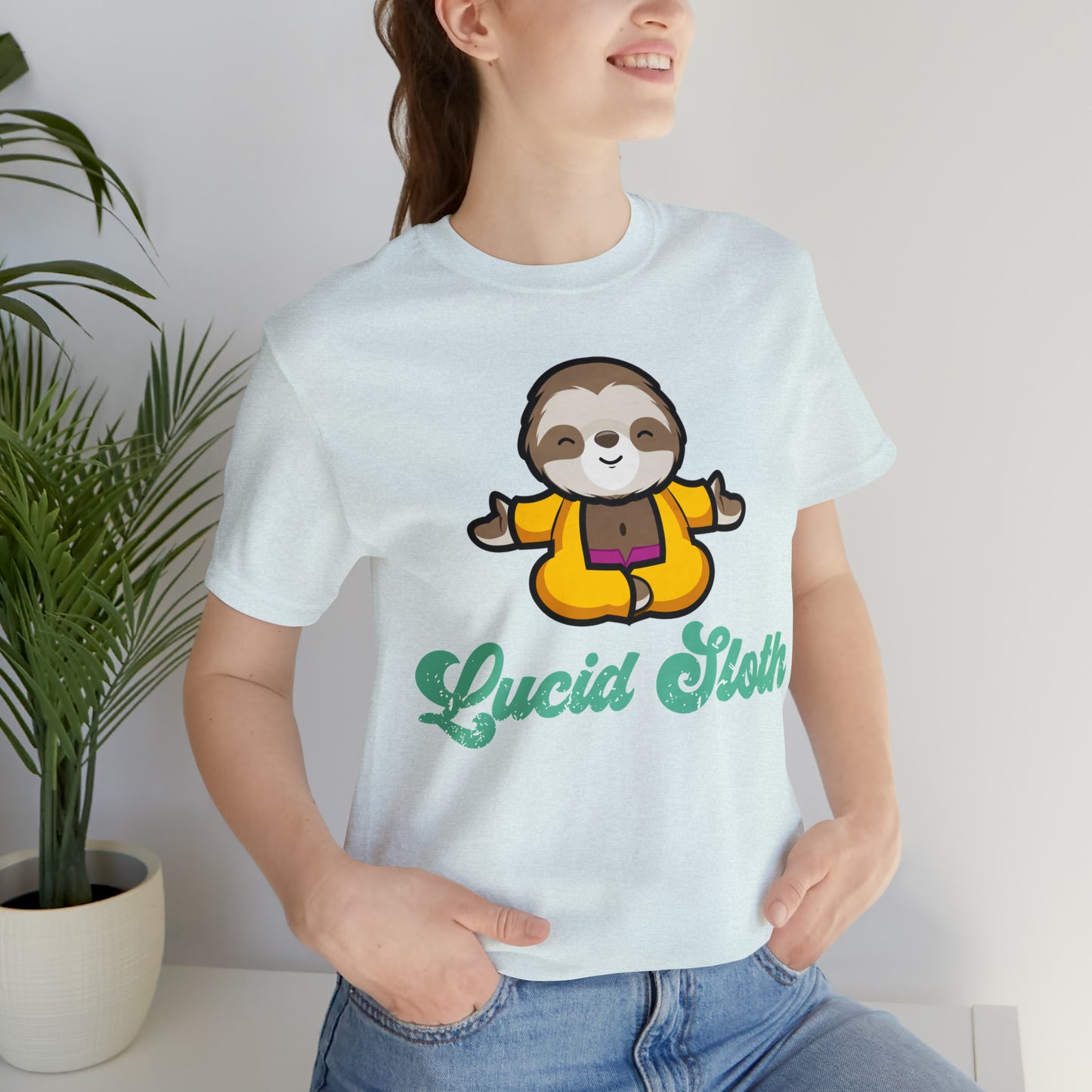 Lucid Sloth Unisex Jersey Short Sleeve Tee