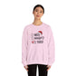 Christmas Sweatshirt, Funny Holiday Gift, Cozy Crewneck, Naughty Nice Humor, Unisex Winter Style, Festive Apparel - DMHoops.com
