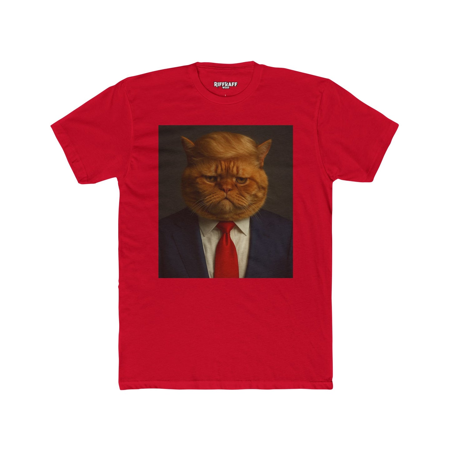Fat Cat President Unisex Cotton Crew Tee - Riff Raff Wear