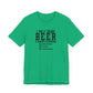 Dad Funny Beer Unisex Jersey Short Sleeve Tee