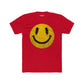 Retro Smiley Face Unisex Cotton Crew Tee - Joyful Vibe T-Shirt - Riff Raff Wear