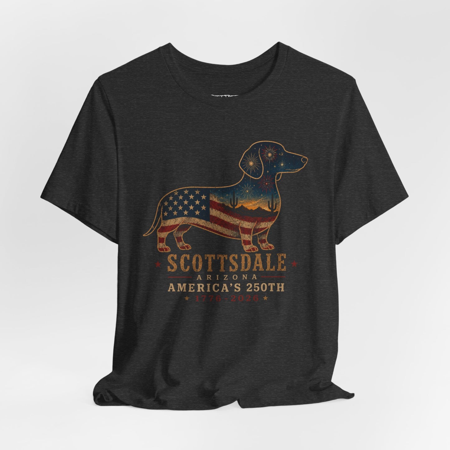 Copy of Freedom Crew Dachshund T-Shirt – Patriotic Dachshund Flag Tee
