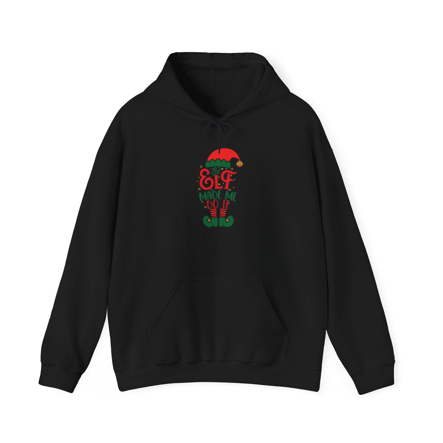 Riff Raff Wear The Elf Made Me Do It Unisex Heavy Blend™ Hooded Sweatshirt