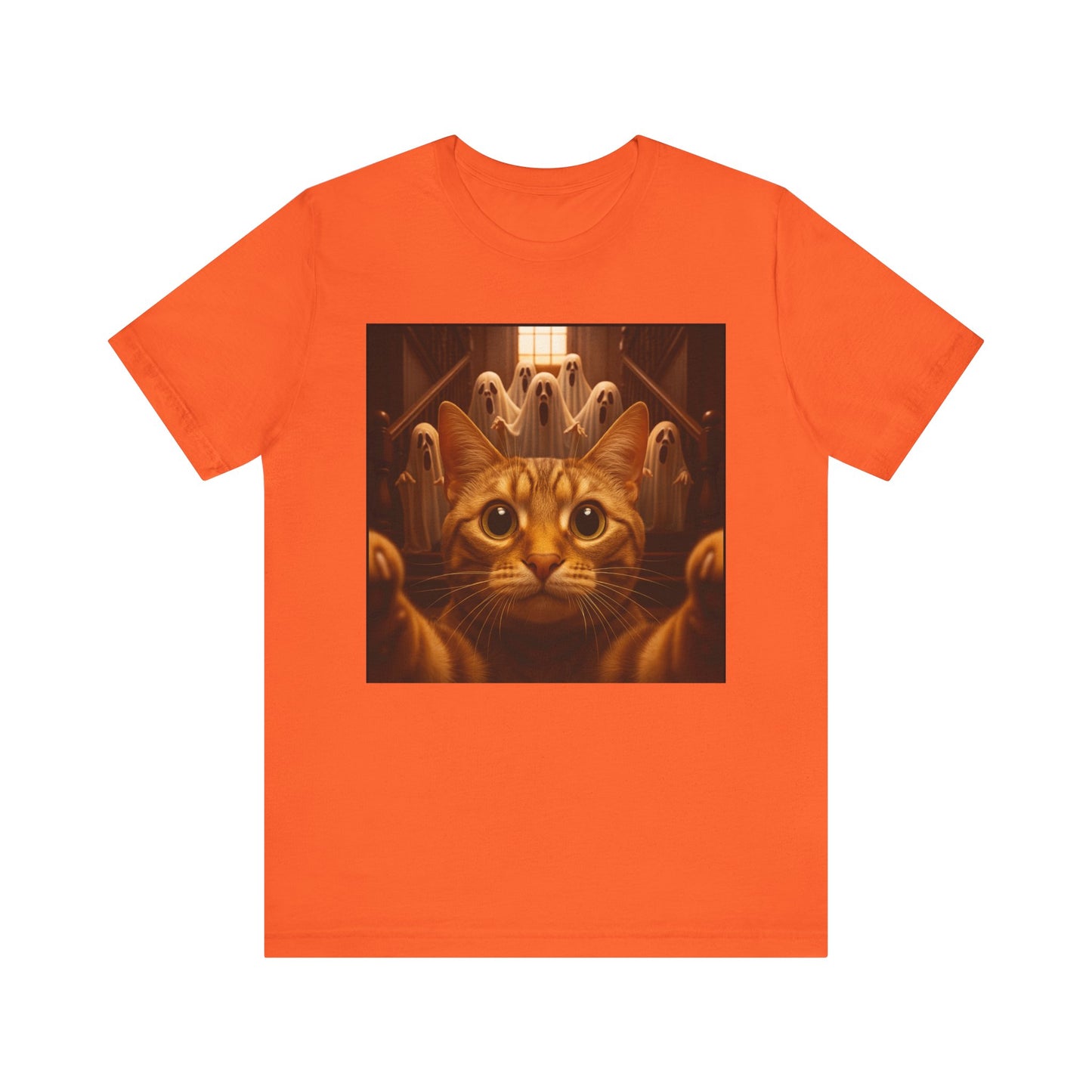 Cat Ghosts Tee Halloween Ready! - Riff Raff Wear