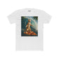 Surfing Cat Unisex Cotton Crew Tee - Fun & Quirky Beach Vibes - Riff Raff Wear