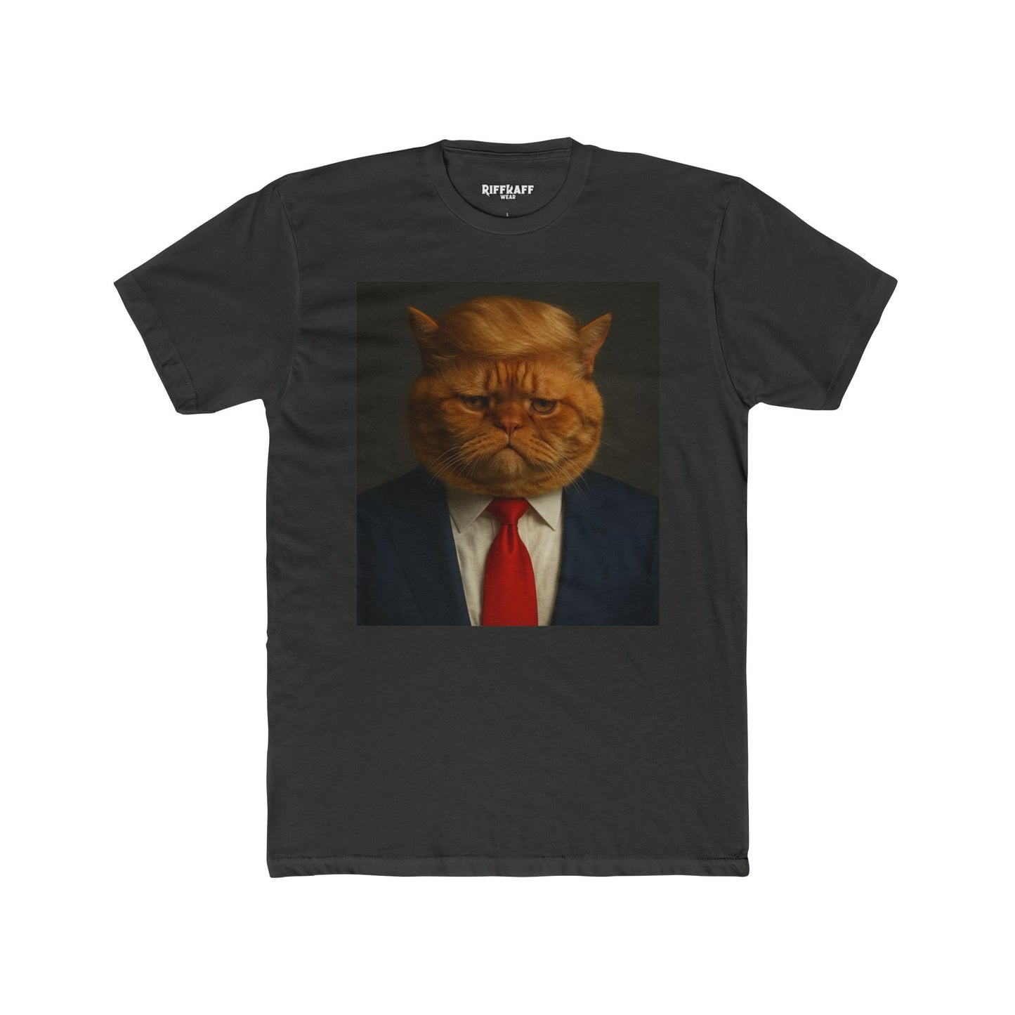 Fat Cat President Unisex Cotton Crew Tee - Riff Raff Wear