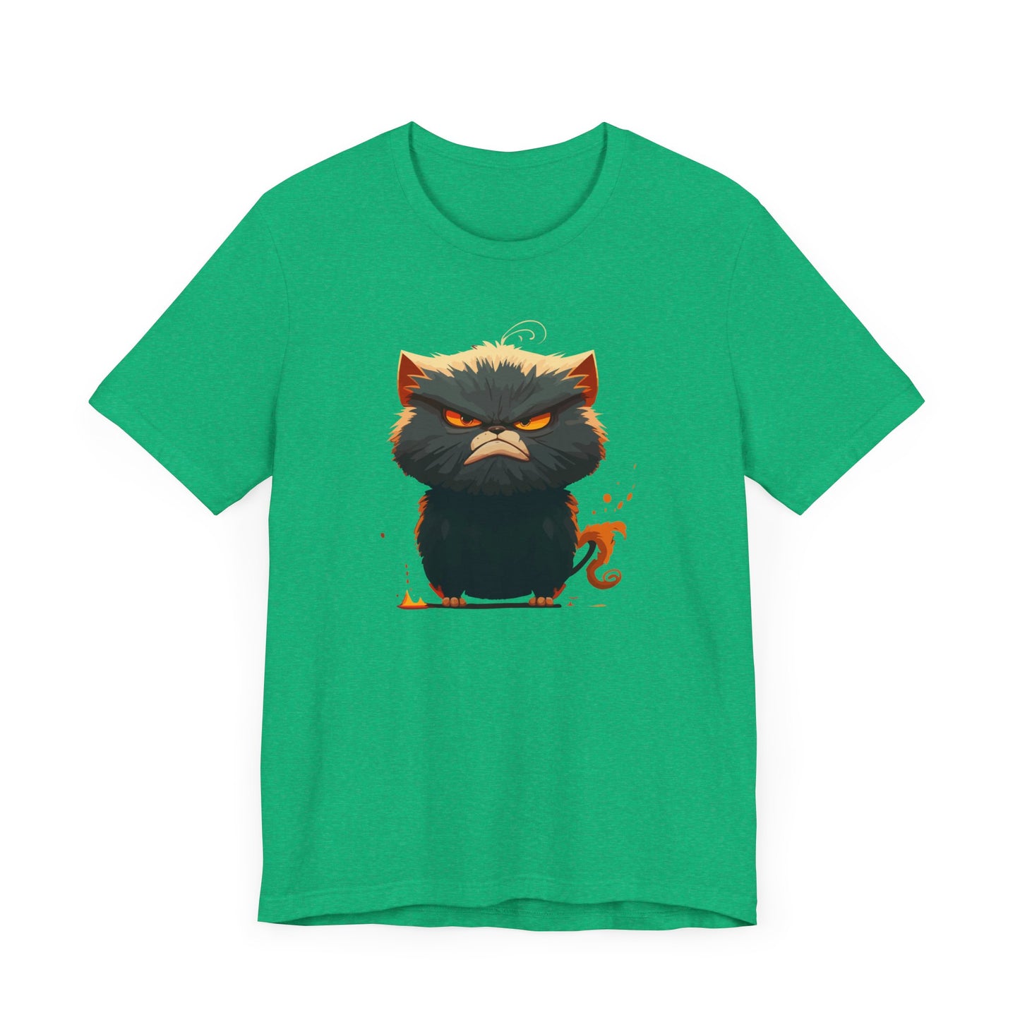 Riff Raff Wear Angry Cat Unisex Jersey Short Sleeve Tee