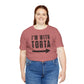 I’m With Torta Arrow Tee - Funny Family/Partner Mexican Food Shirt - Riff Rsff Wear