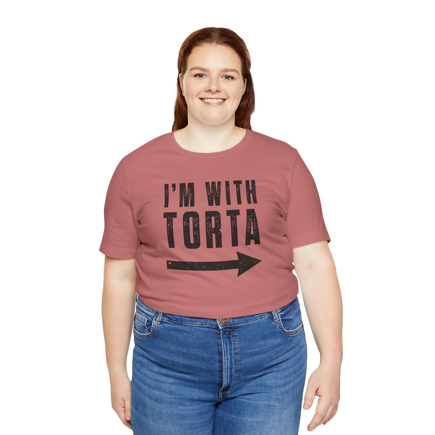 I’m With Torta Arrow Tee - Funny Family/Partner Mexican Food Shirt - Riff Rsff Wear