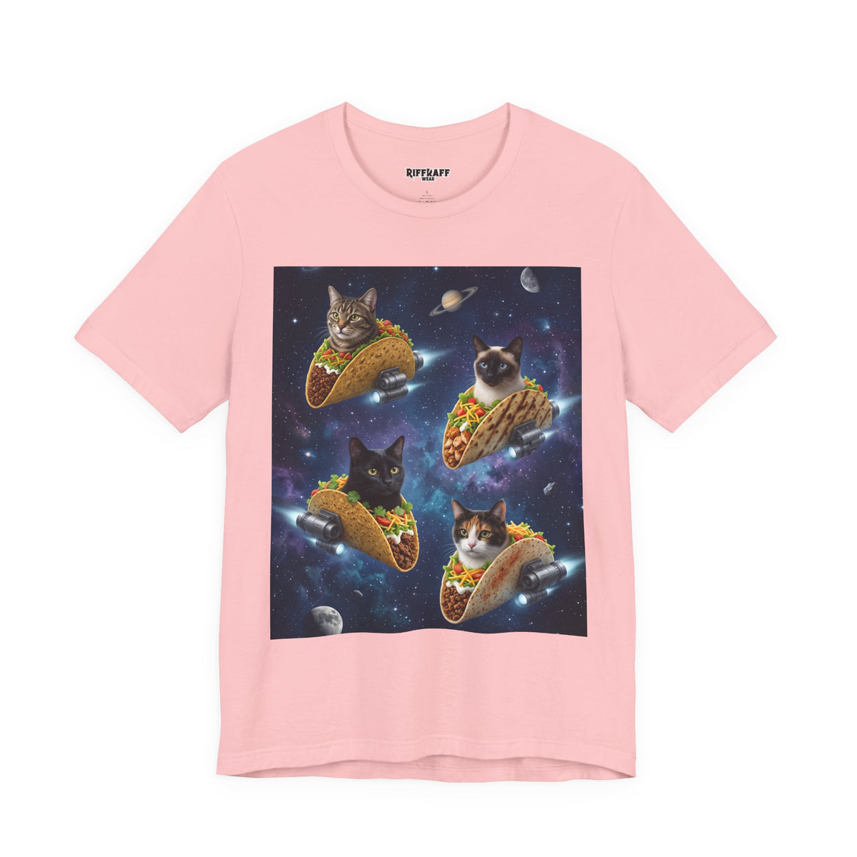 Cat Taco Space Tee  Funny Cosmic Cats in Tacos T-Shirt