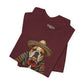 Bulldog in Sombrero T‑Shirt "Adios, Bitchachos!" Funny Mexican Fiesta Tee