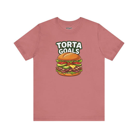 T-Shirt - "Torta Goals" Burger Graphic Tee - Riff Raff Wear