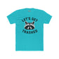 Let's Get Trashed Raccoon Cotton Crew Tee - Fun Unisex T-Shirt for Casual Outings - Riff Raff Wear