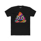 Colorful Cartoon Poop Unisex Cotton Crew Tee - Riff Raff Wear