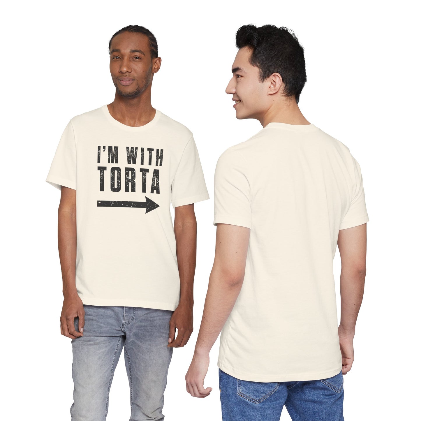 I’m With Torta Arrow Tee - Funny Family/Partner Mexican Food Shirt - Riff Rsff Wear