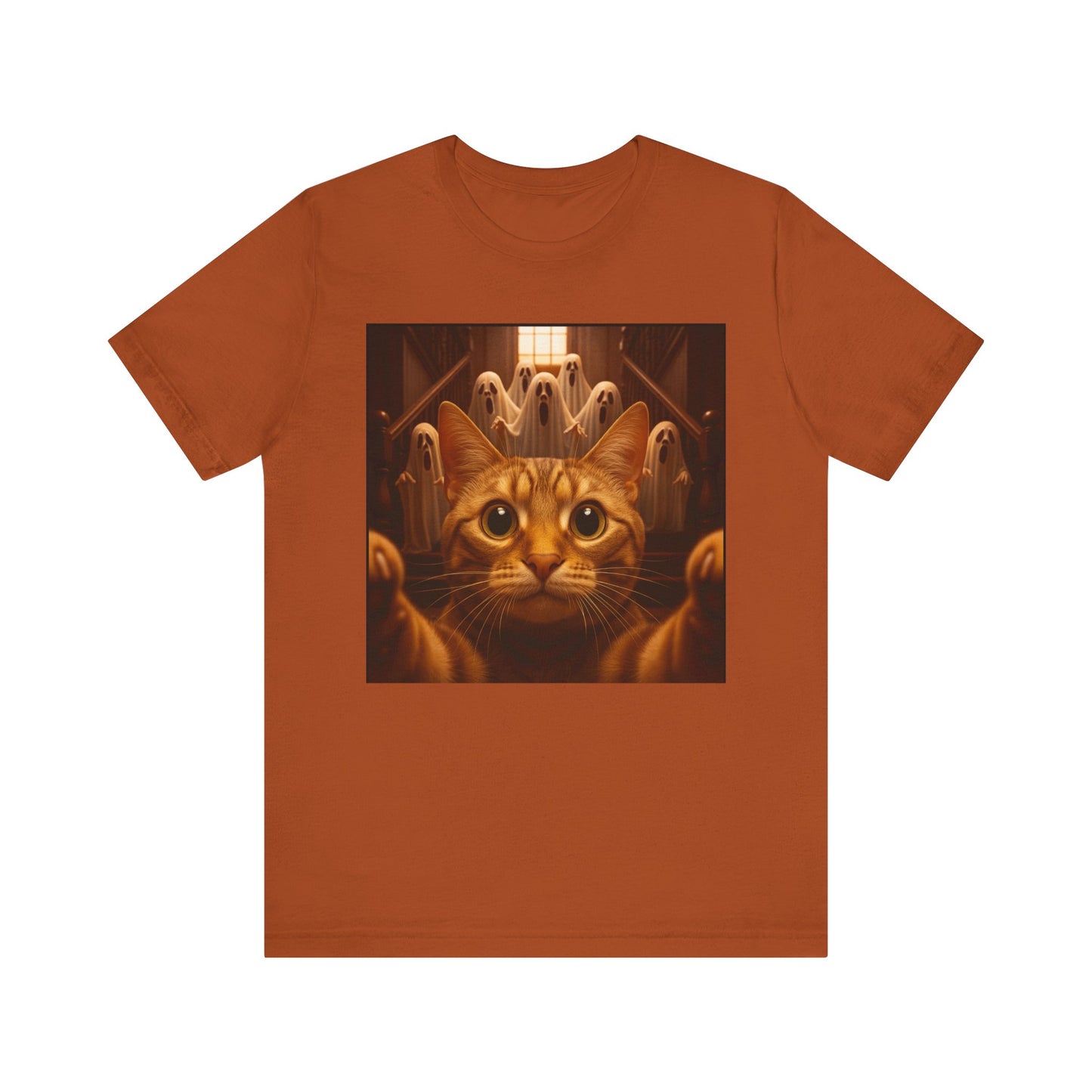 Cat Ghosts Tee Halloween Ready! - Riff Raff Wear