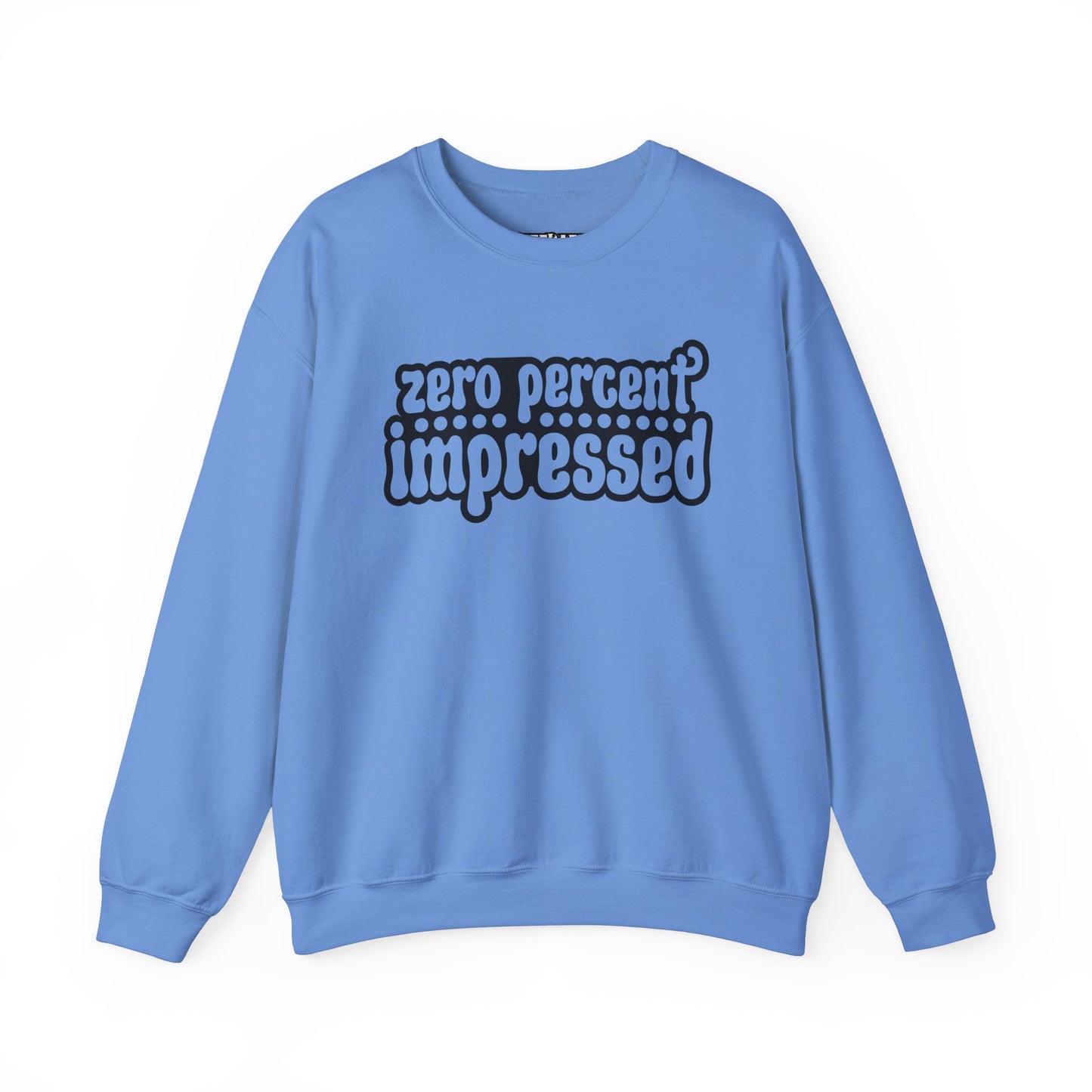 Unisex Heavy Blend™ Crewneck Sweatshirt - "Zero Percent Impressed" - Riff Raff Wear
