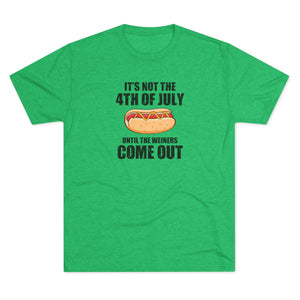 Riff Raff Wear 4th Of July Unisex Tri-Blend Crew Tee