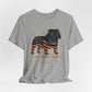 Freedom Crew English Bull Dog T-Shirt – Patriotic Bulldog Flag Tee