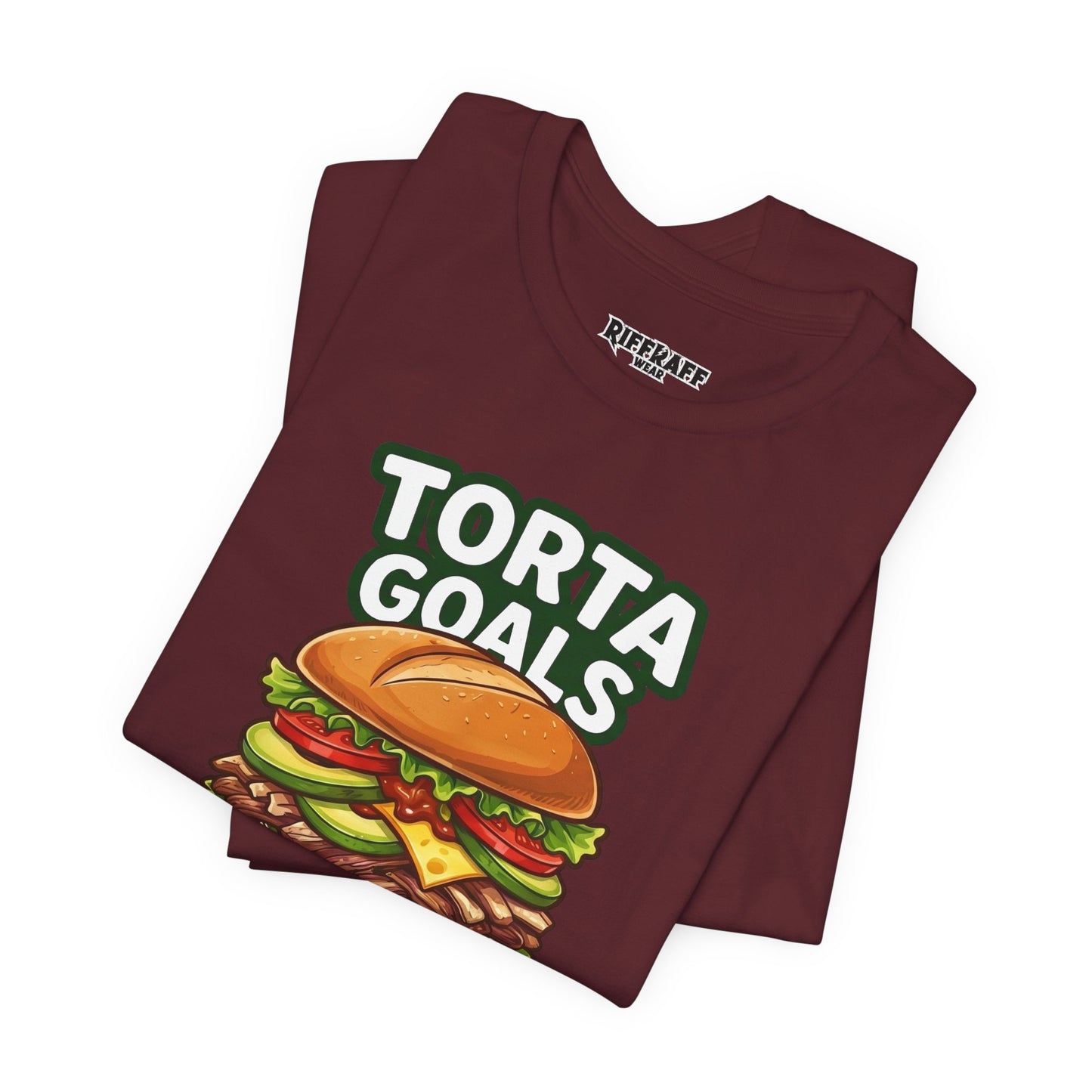 T-Shirt - "Torta Goals" Burger Graphic Tee - Riff Raff Wear