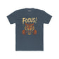 Focus Tiger Unisex Cotton Crew Tee - Motivational Fitness Shirt - Riff Raff Wear