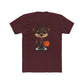 Cute Cartoon Basketball Tee, Unisex Crew Shirt, Fun Graphic T-Shirt, Sporty Casual Wear, Basketball Fan Gift, Everyday Comfort Tee