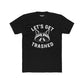 Let's Get Trashed Raccoon Cotton Crew Tee - Fun Unisex T-Shirt for Casual Outings - Riff Raff Wear