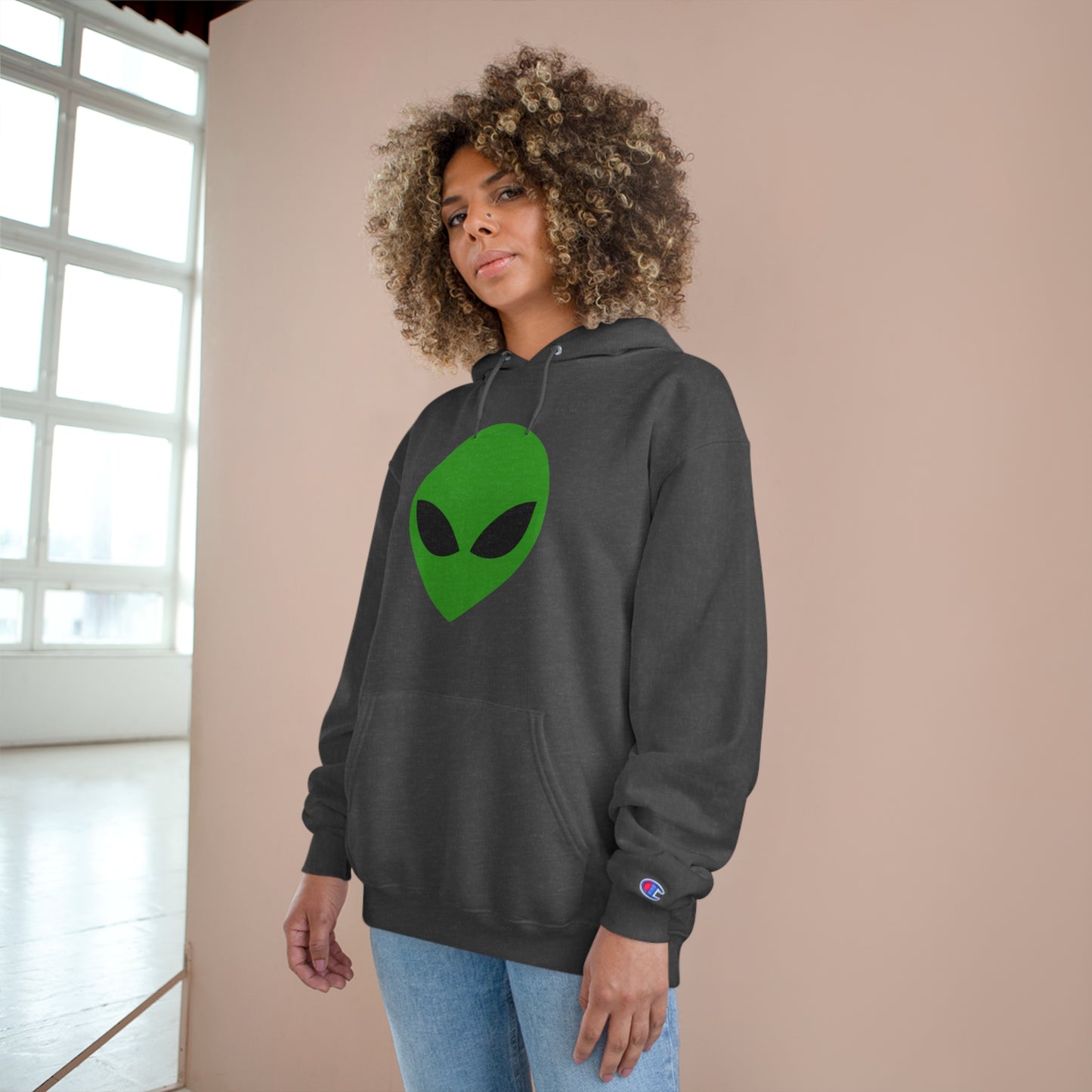 Riff Raff Wear Alien Head Champion Hoodie