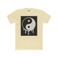 Unisex Cotton Crew Tee with Dripping Yin Yang Design | Casual Wear, Unisex Tee - Riff Raff Wear
