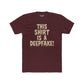 Funny Unisex Cotton Crew Tee - 'This Shirt is a Deepfake!' - Riff Raff Wear