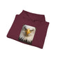 Eagle Graphic Heavy Blend Hoodie - Unisex Sweatshirt for Nature Lovers - Riff Raff Wear