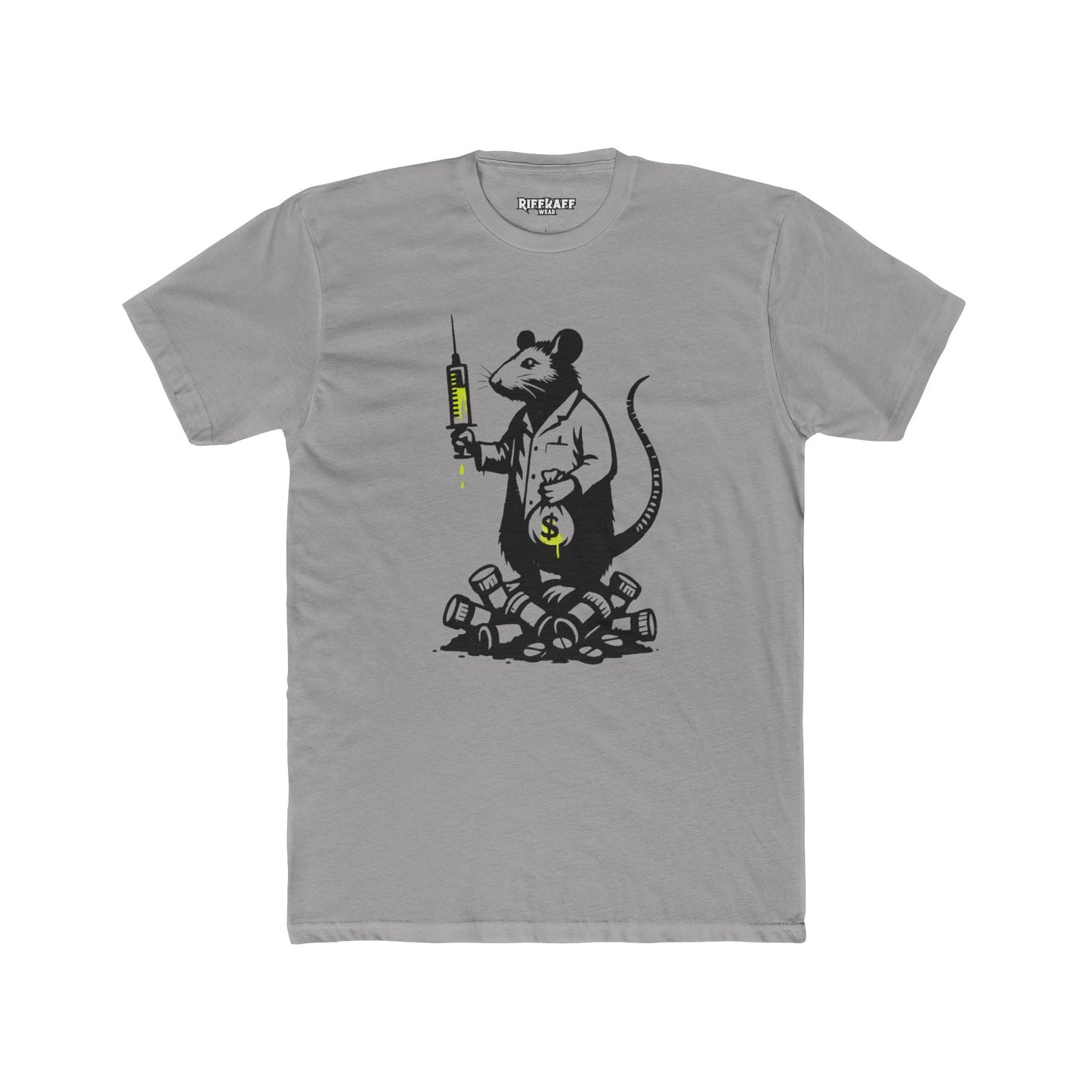 Rat Doctor Unisex Cotton Crew Tee - Statment T-Shirt - Riff Raff Wear