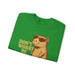 Don't Worry Be Capy! - Unisex Heavy Blend Crewneck Sweatshirt - Riff Raff Wear