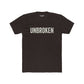 Unisex Cotton Crew Tee - UNBROKEN Inspirational Shirt - Riff Raff Wear Fitness
