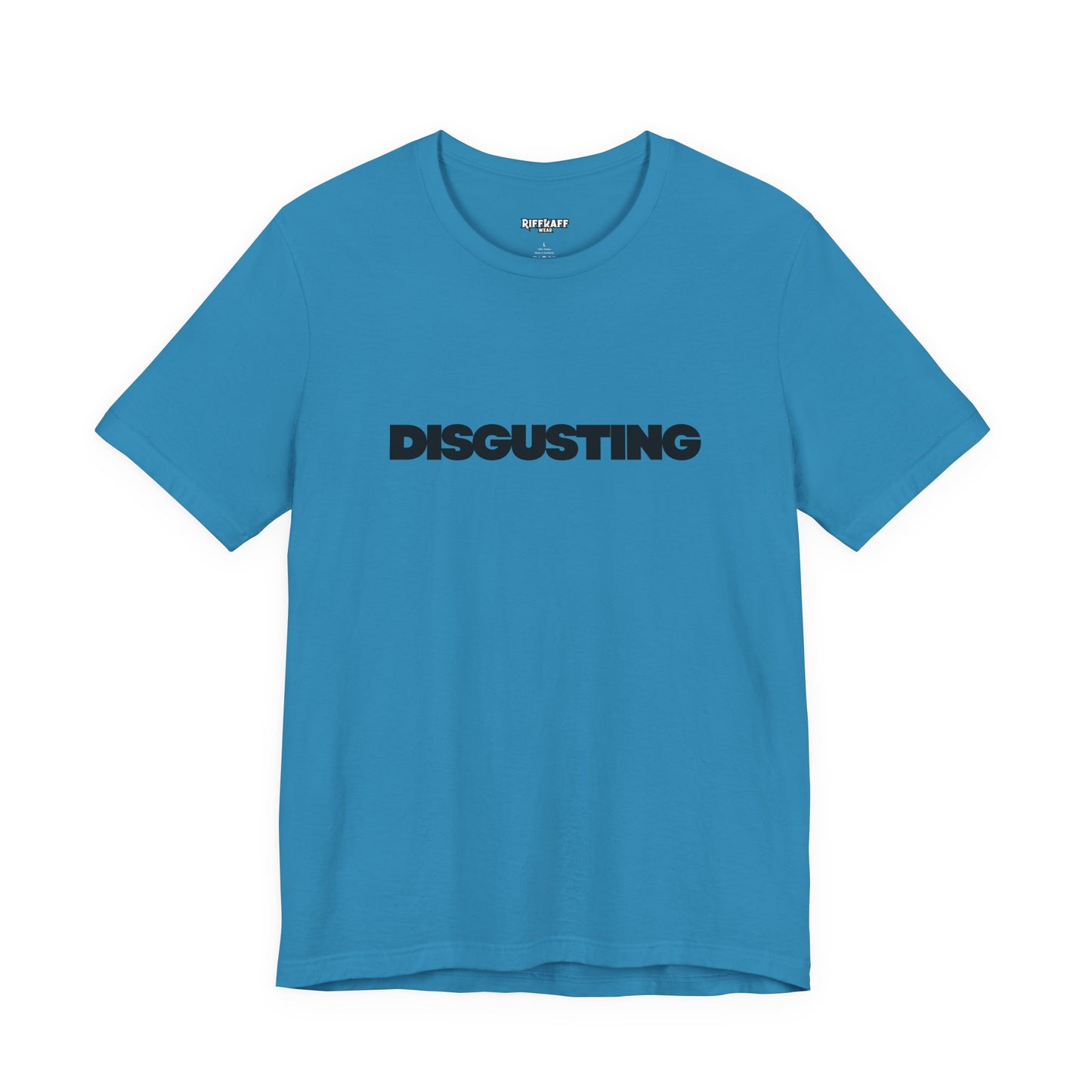 DISGUSTING Graphic Tee — Bold Text Statement T-Shirt