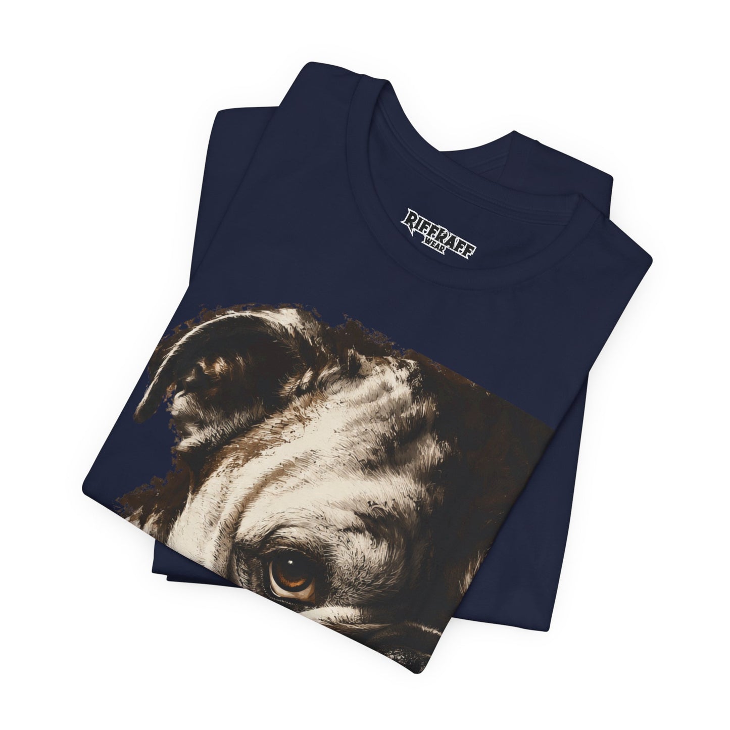 Bulldog Portrait T-Shirt Vintage Sepia Dog Graphic Tee