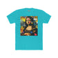Colorful Mona Lisa Unisex Cotton Crew Tee, Artistic T-shirt, Gifts for Art Lovers, Casual Wear - Riff Raff Wear