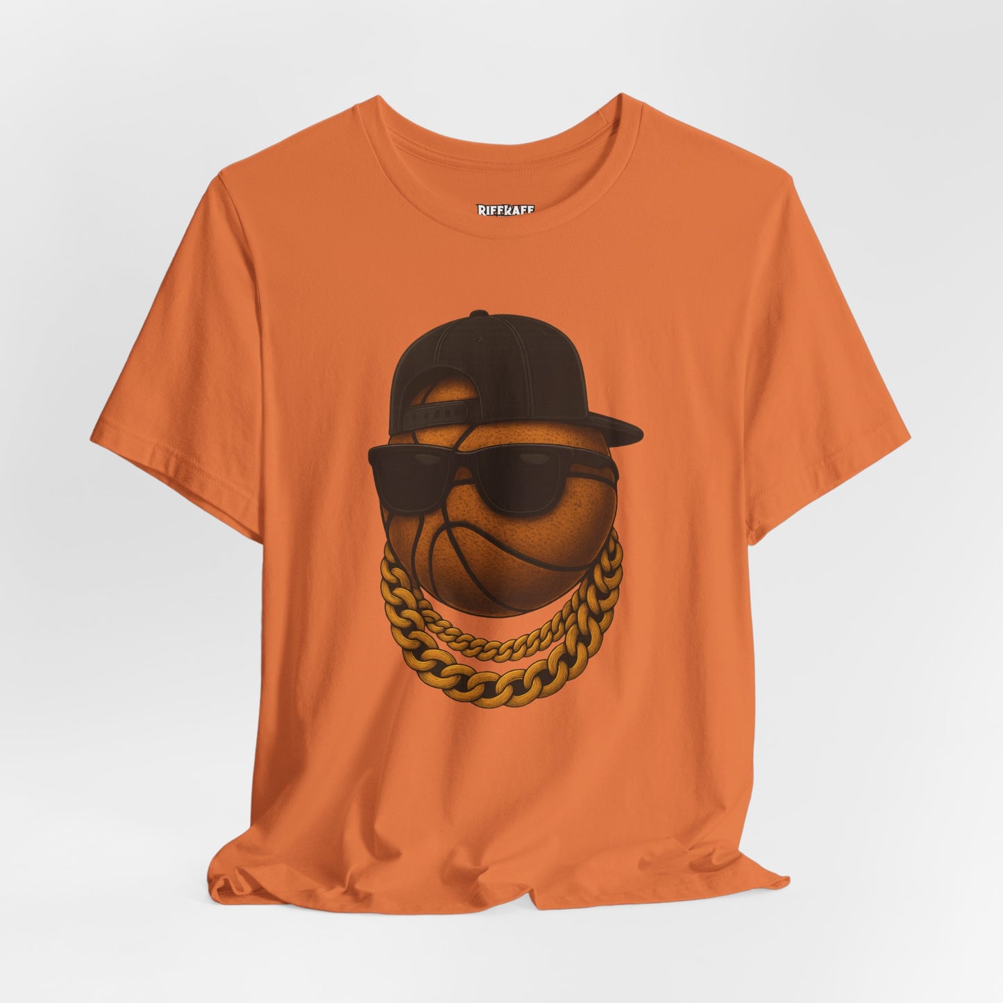 Basketball Bling Tee — Cool Hip-Hop Ball Graphic T-Shirt