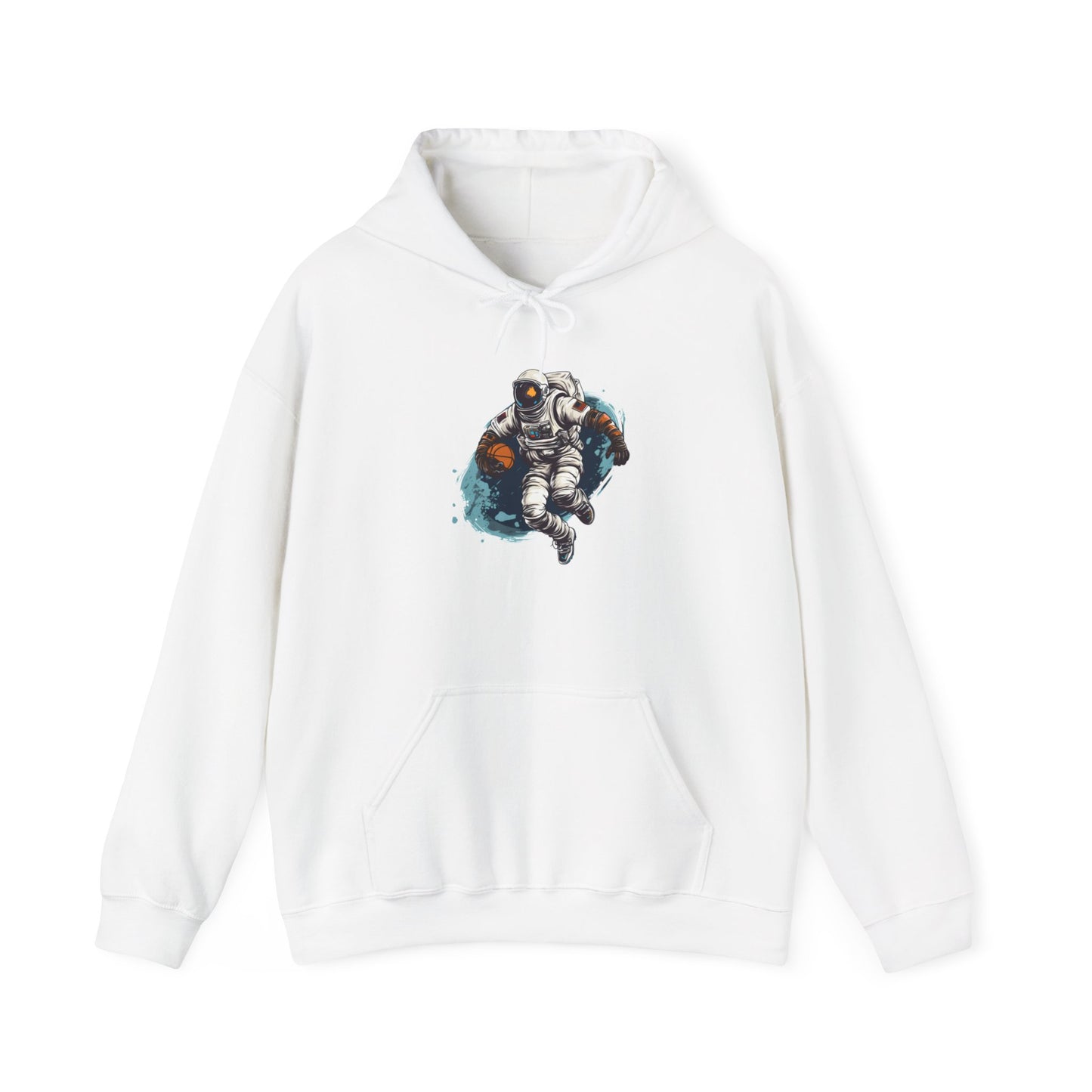 Riff Raff Wear Astronaut Hoops Unisex Heavy Blend™ Hooded Sweatshirt